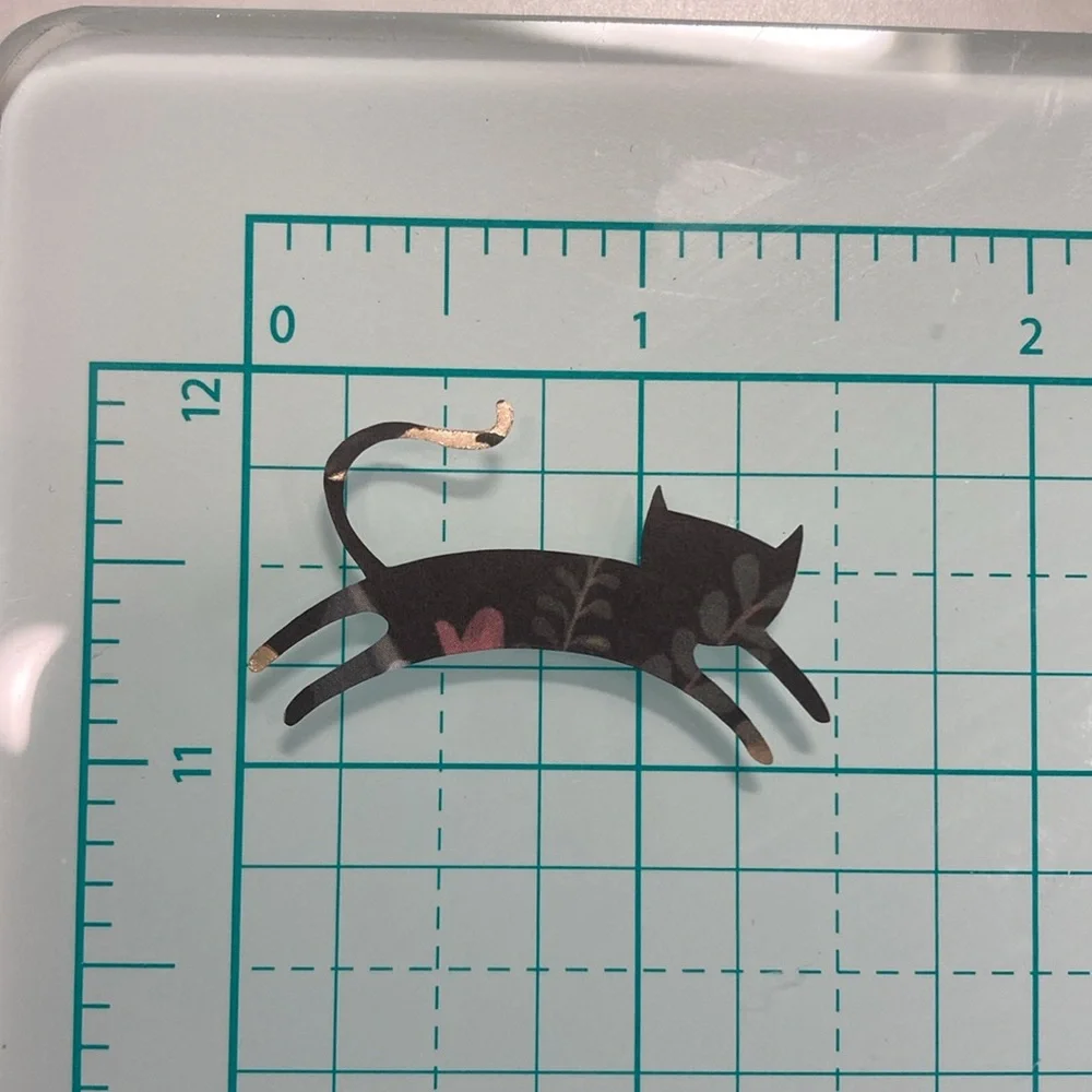 *Free W/Purchase Paper Floral Black Cat Confetti